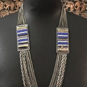 Beaded Multi chain Necklace